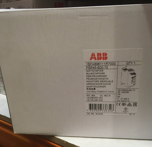 ABB Soft Starters PSR Compact PSR45-600-70