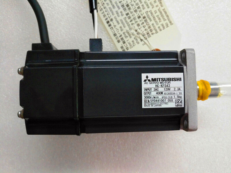 MITSUBISHI AC SERVO MOTOR HC-KFS43 HCKFS43 NEW ORIGINAL FREE EXPEDITED SHIPPING DHL / UPS / FedEX