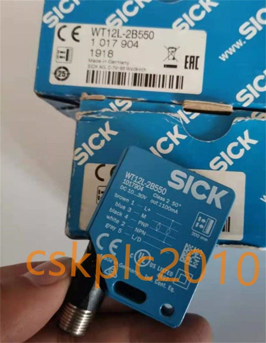 1 PCS NEW IN BOX SICK Photoelectric switch 1017904 WT12L-2B550