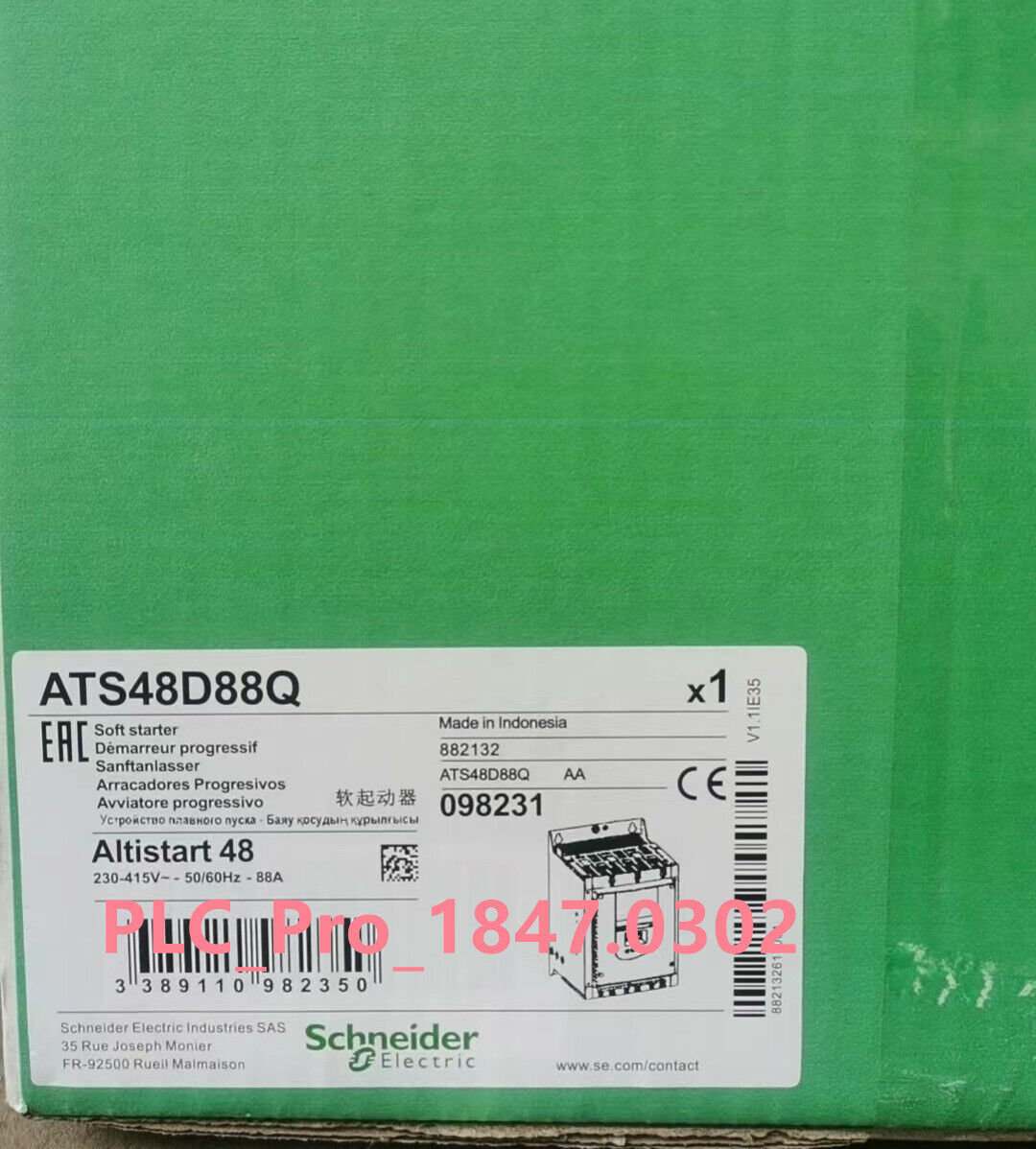 ATS48D88Q 1PCS Brand New Schneider ATS48D88Q Fast delivery