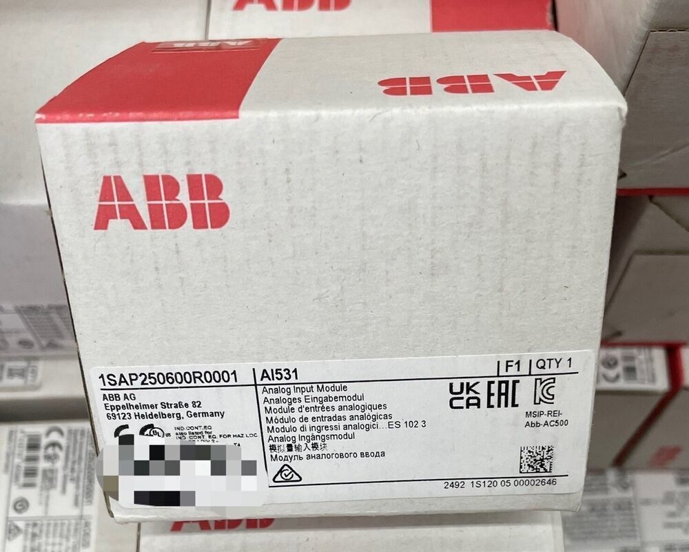 1PC New ABB AI531 1SAP250600R0001 Analog Input Module In Box Expedited Shipping