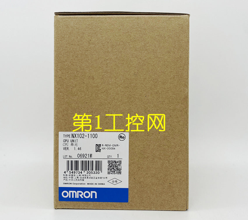 1PC New Original Omron NX102-1100 CPU UNIT NX1021100 Expedited Shipping DHL / UPS / FedEx