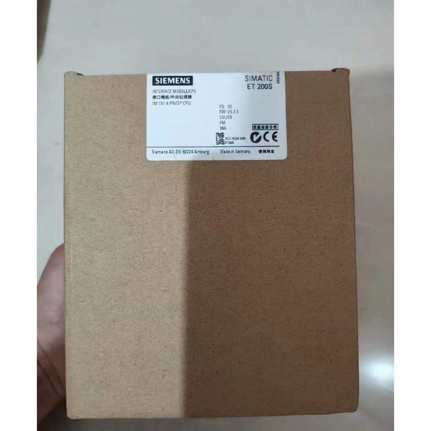 New Siemens 6ES7151-8AB01-0AB0 DP IM151-8 PN/DP CPU f ET200S 6ES7 151-8AB01-0AB0