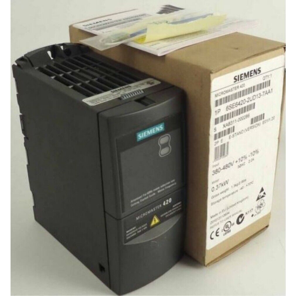 New Siemens 6SE6420-2AB12-5AA1 MICROMASTER420 without filter 6SE6 420-2AB12-5AA1