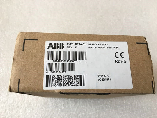 1PC NEW ORIGINAL ABB RETA-02 ETHERNET ADAPTER RETA02 FREE EXPEDITED SHIPPING DHL / UPS / FedEx