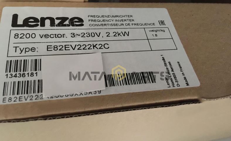 ONE Lenze INVERTER E82EV222K2C E82EV222_2C 2.2KW 230VAC NEW
