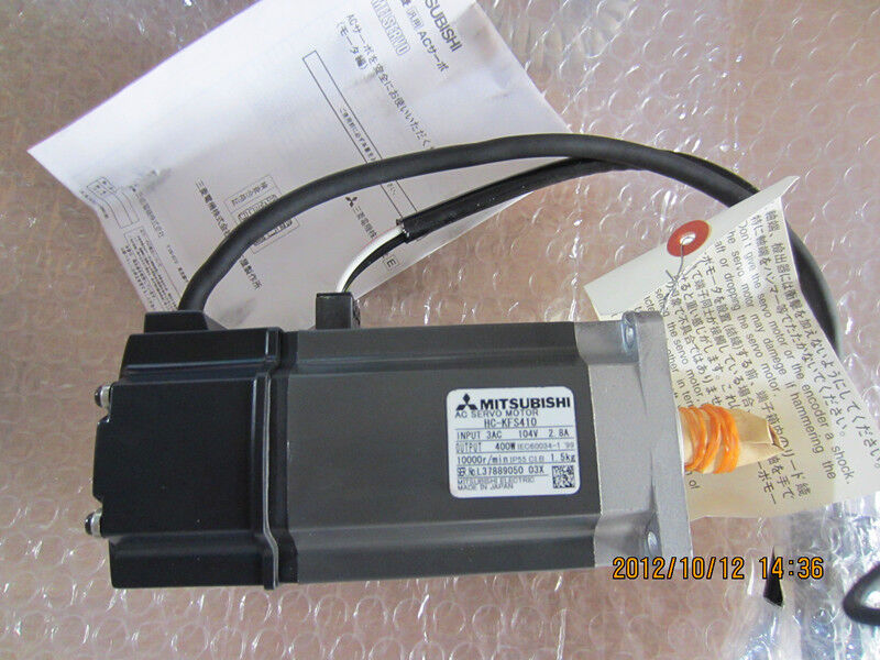 MITSUBISHI AC SERVO MOTOR HC-KFS410 NEW ORIGINAL FREE EXPEDITED SHIPPING DHL / UPS / FedEX