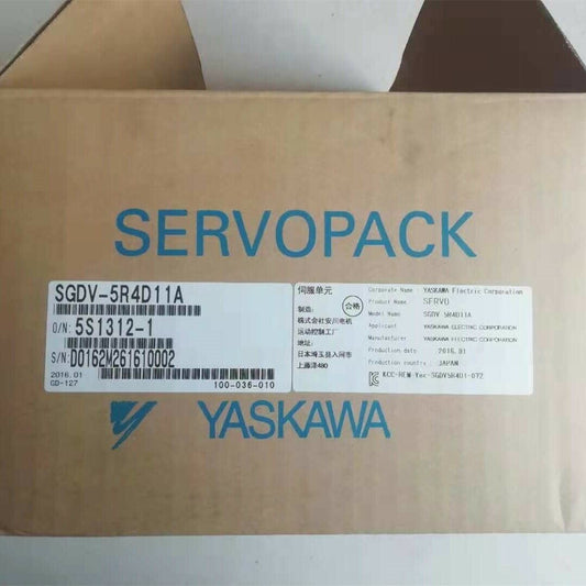 NEW YASKAWA AC SERVO DRIVER SGDV-5R4D11A SGDV5R4D11A FREE EXPEDITED SHIPPING DHL / UPS / FedEx