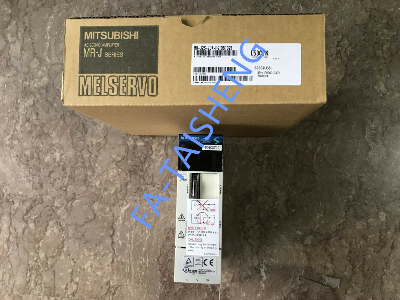 NEW MITSUBISHI AC SERVO DRIVER MR-J2S-20A-PQ108T021 FREE EXPEDITED SHIPPING DHL / UPS / FedEx