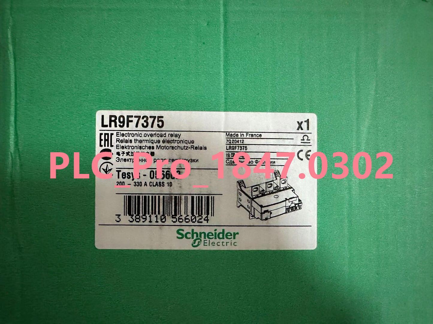 1PCS NEW for Schneider LR9F7375 200-330A Thermal Overload Relay Fast delivery