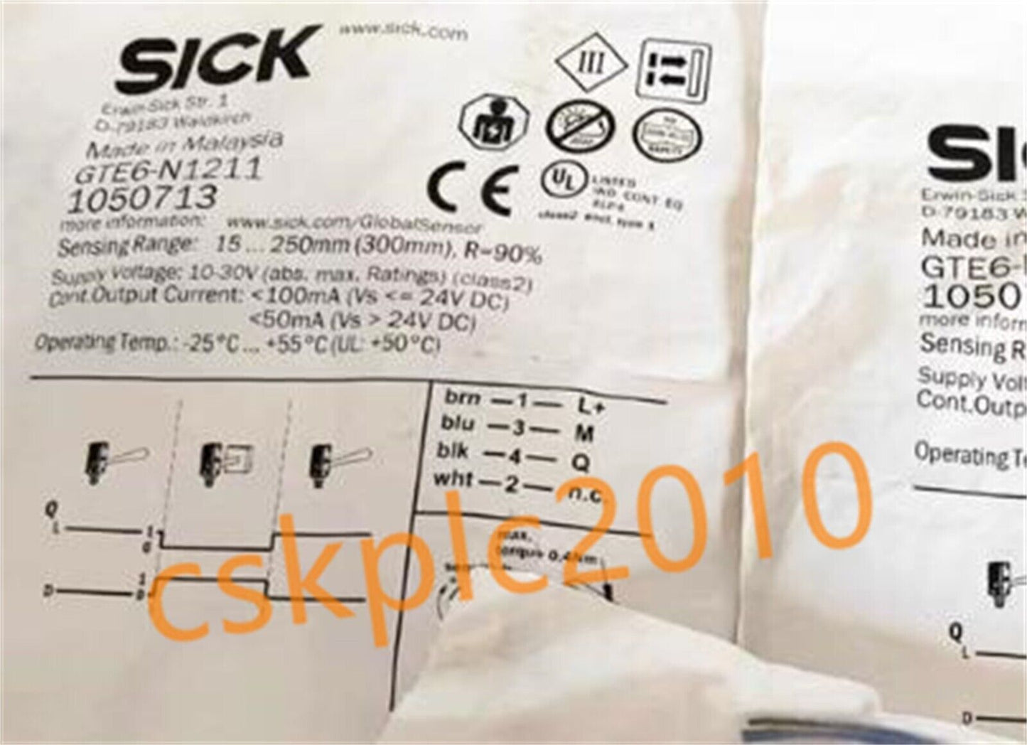1 PCS NEW IN BOX SICK Photoelectric sensor 1050713 GTE6-N1211