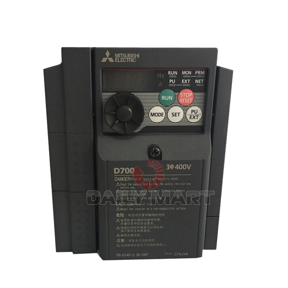 New In Box Mitsubishi FR-E720-0.4K 220V 0.4KW Inverter Input UPS / DHL / FedEx