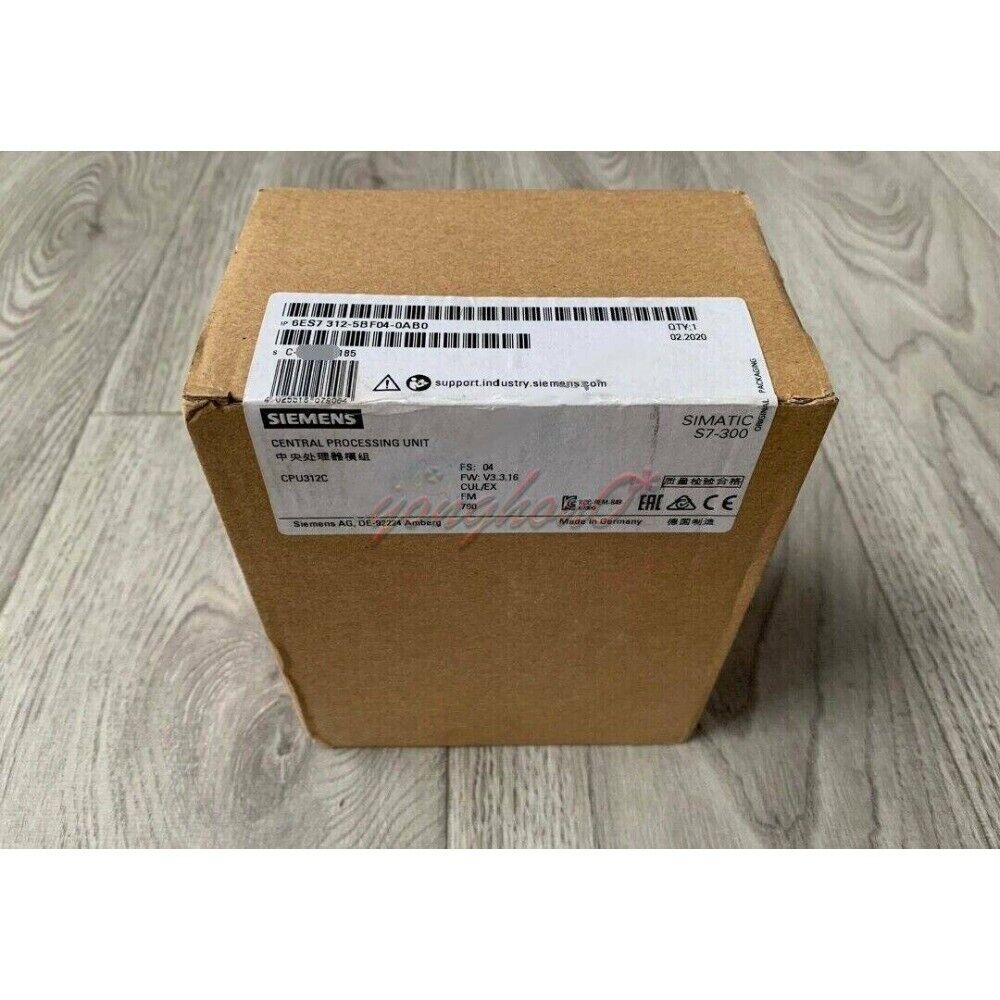 NewSiemens 6ES7 312-5BF04-0AB0 6ES7312-5BF04-0AB0 SIMATIC S7-300 CPU 312C