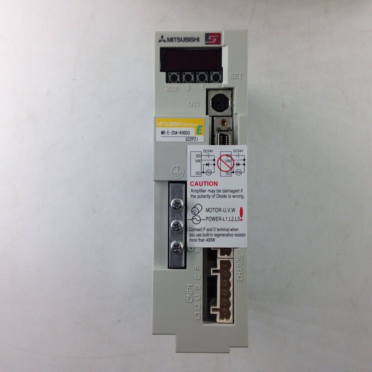 NEW ORIGINAL MITSUBISHI AC SERVO DRIVER MR-E-20A-KH003 FREE EXPEDITED SHIPPING DHL / UPS / FedEx