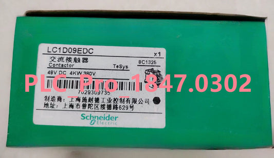 LC1D09EDC 1PCS Brand New Schneider LC1D09EDC contactor Fast delivery