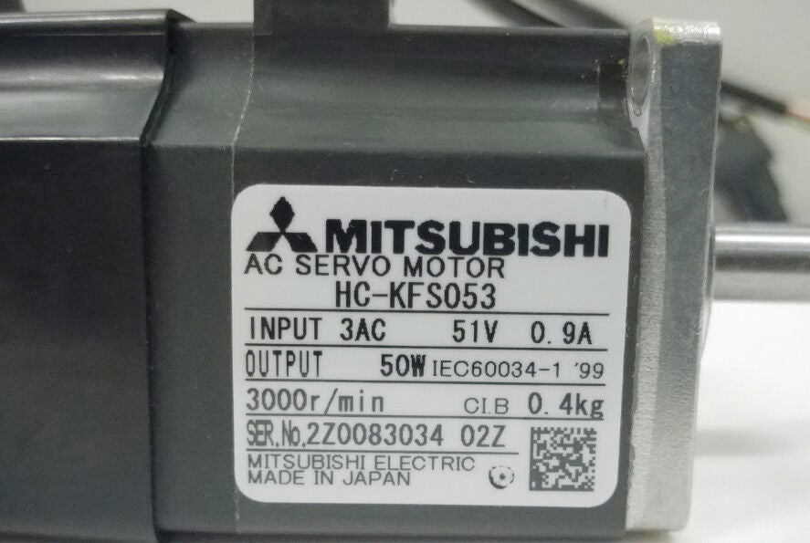 MITSUBISHI AC SERVO MOTOR HC-KFS053 NEW ORIGINAL FREE EXPEDITED SHIPPING DHL / UPS / FedEx