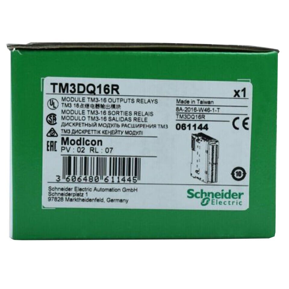 TM3DQ16R New Schneider PLC SND Output Module TM3DQ16R IPCS DHL / UPS / FedEX