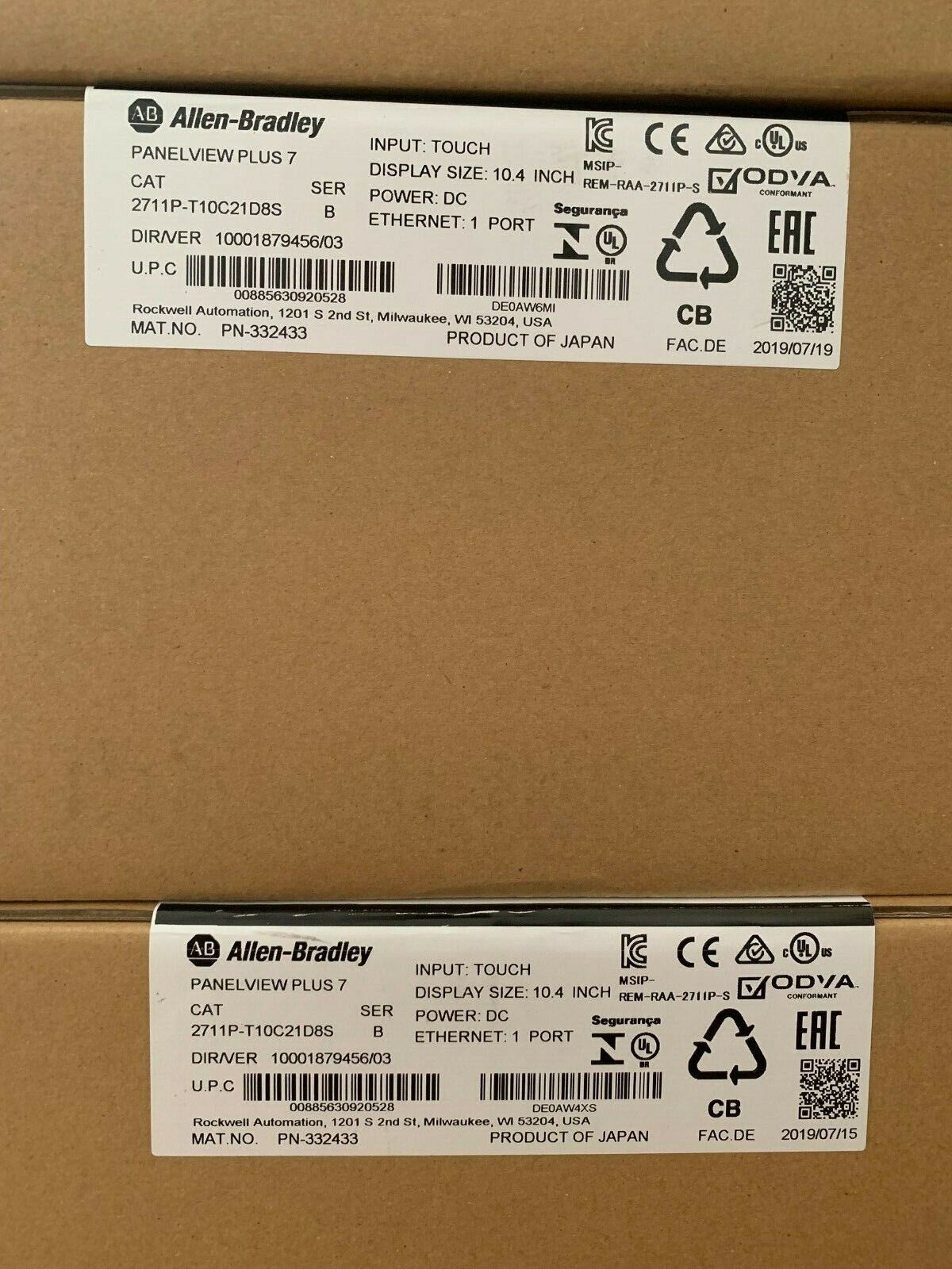 1PC 2711P-T10C21D8S TOUCH PANEL 2711PT10C21D8S NEW ORIGINAL EXPEDITED SHIPPING DHL / UPS / FedEx