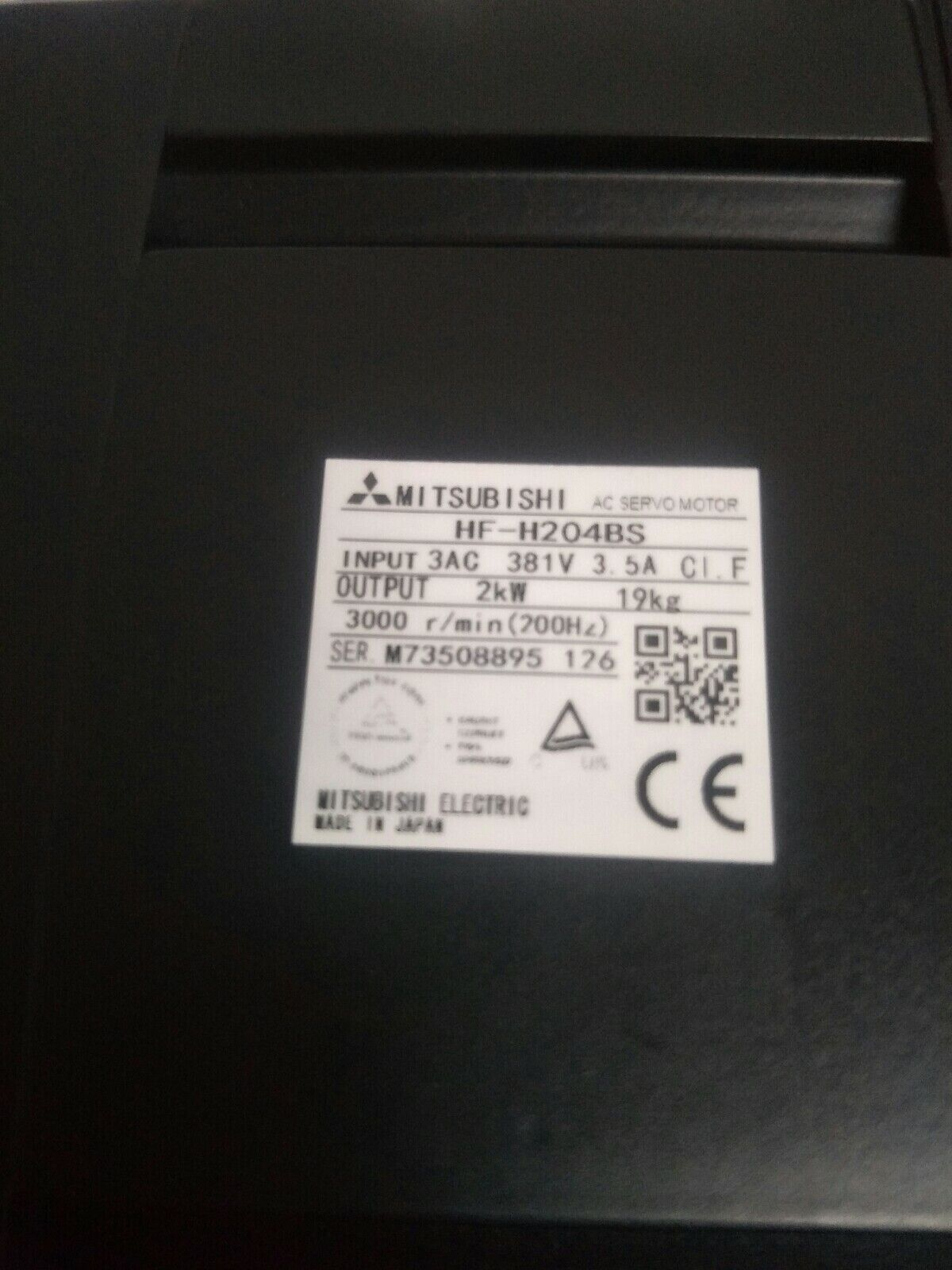 New Mitsubishi Ac Servo Motor HF-H204BS HFH204BS Free Expedited Shipping DHL / UPS / FedEX