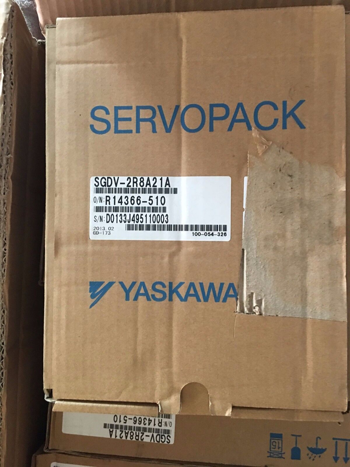 1PC YASKAWA AC SERVO DRIVER SGDV-2R8A21A NEW ORIGINAL FREE EXPEDITED SHIPPING DHL / UPS / FedEx