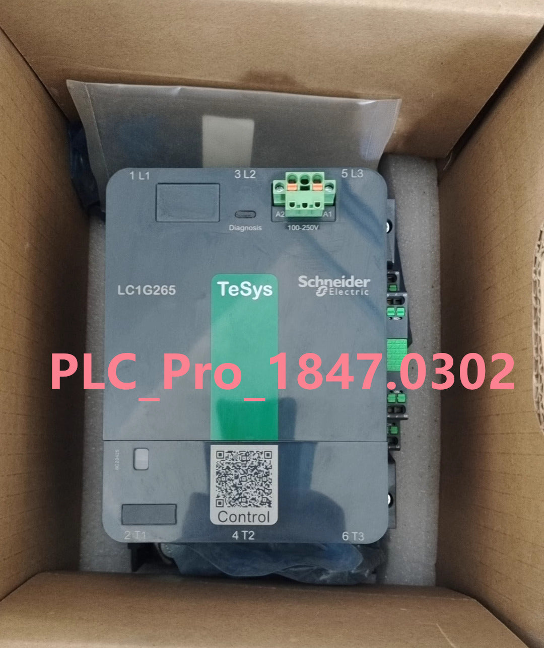 Brand New LC1G265KUEN Schneider LC1G265KUEN AC contactor TeSysG265 3P 100-250V