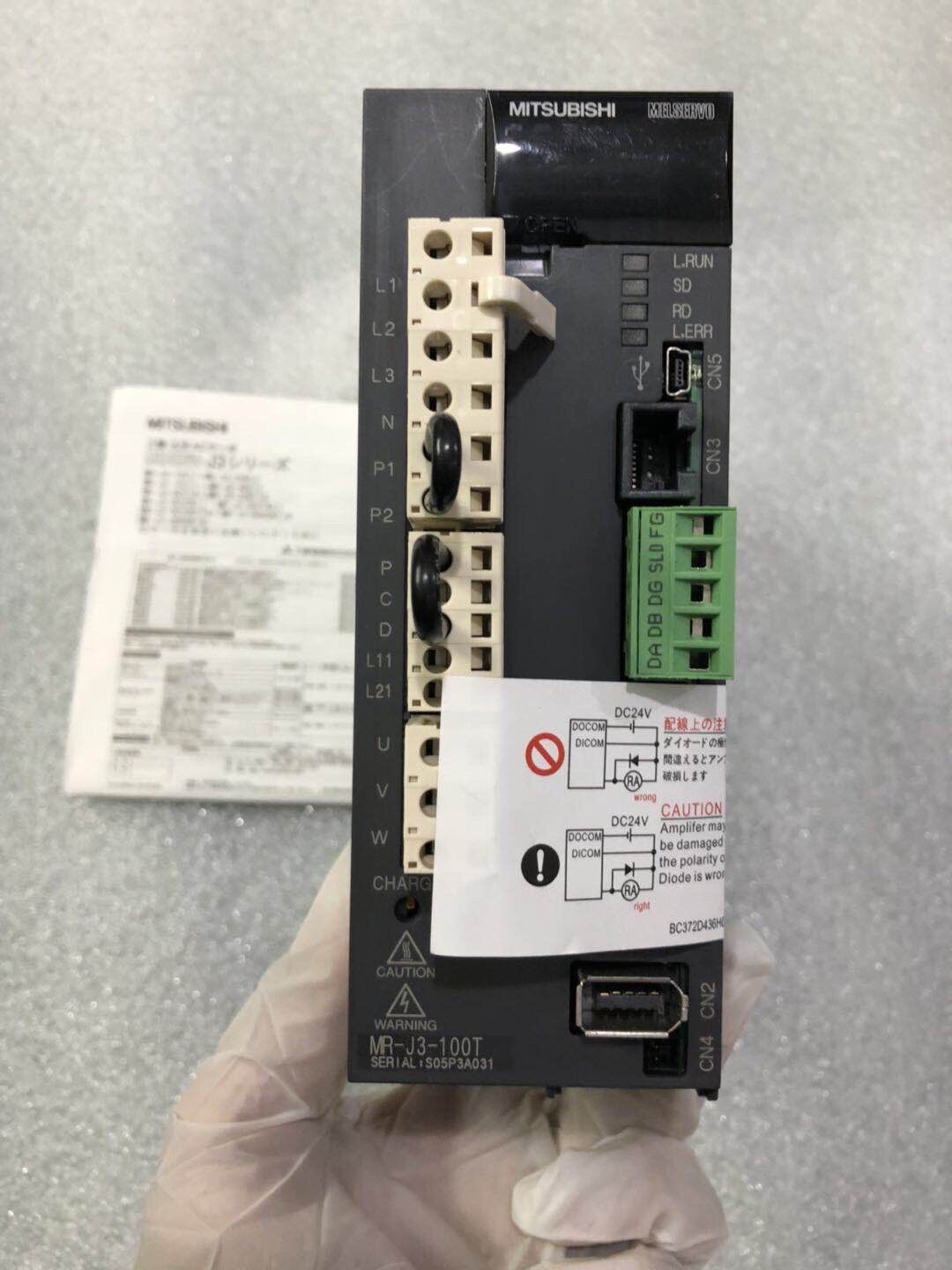 1PC NEW MITSUBISHI AC SERVO DRIVER MR-J3-100T MRJ3100T FREE EXPEDITED SHIPPING DHL / UPS / FedEx