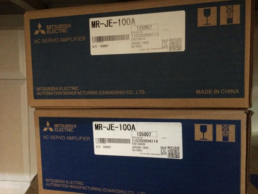NEW MITSUBISHI AC SERVO DRIVER MR-JE-100A MRJE100A FREE EXPEDITED SHIPPING DHL / UPS / FedEX