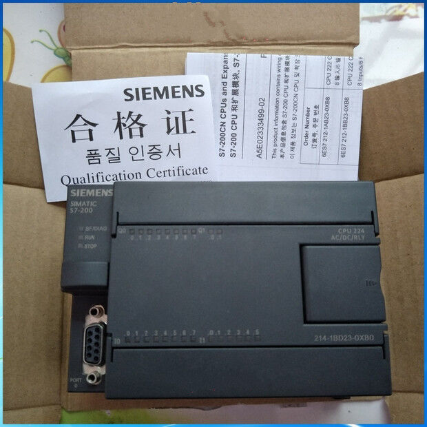 NEW ORIGINAL SIEMENS CPU MODULE 6ES7214-1BD23-0XB0 6ES7 214-1BD23-0XB0 FREE SHIP DHL / UPS / FedEx