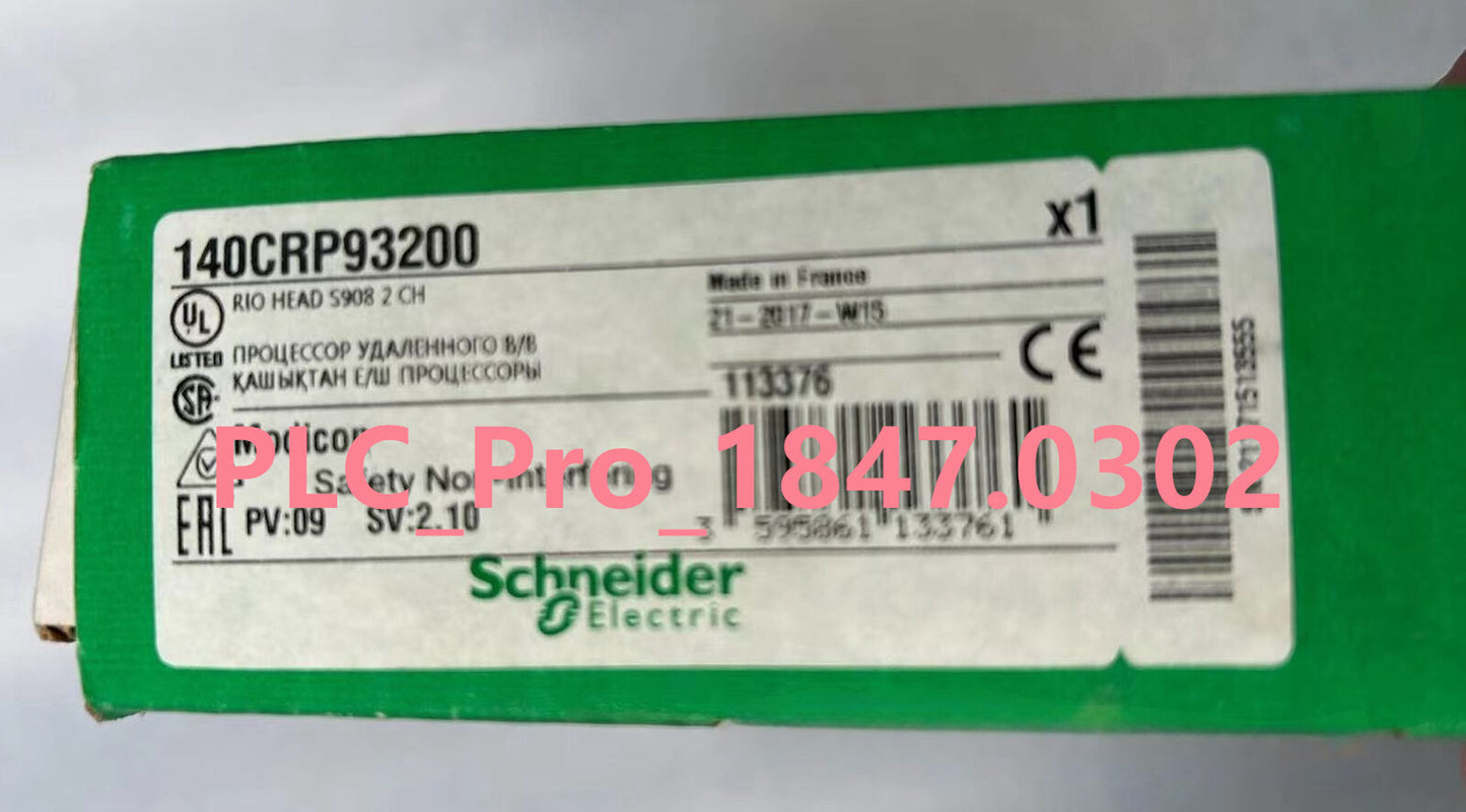 140CRP93200 1PCS Brand New Schneider 140CRP93200 PLC Module Fast delivery