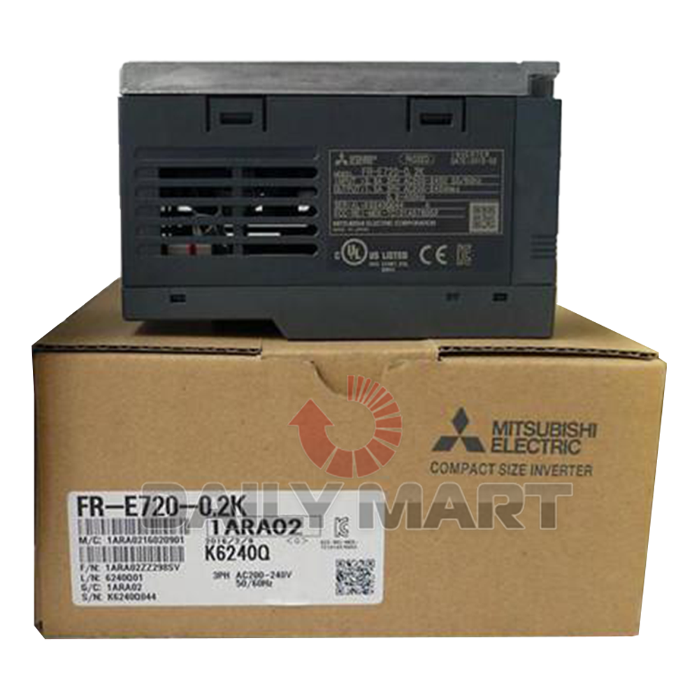 New In Box MITSUBISHI FR-E720-0.2K Inverter UPS / DHL / FedEx