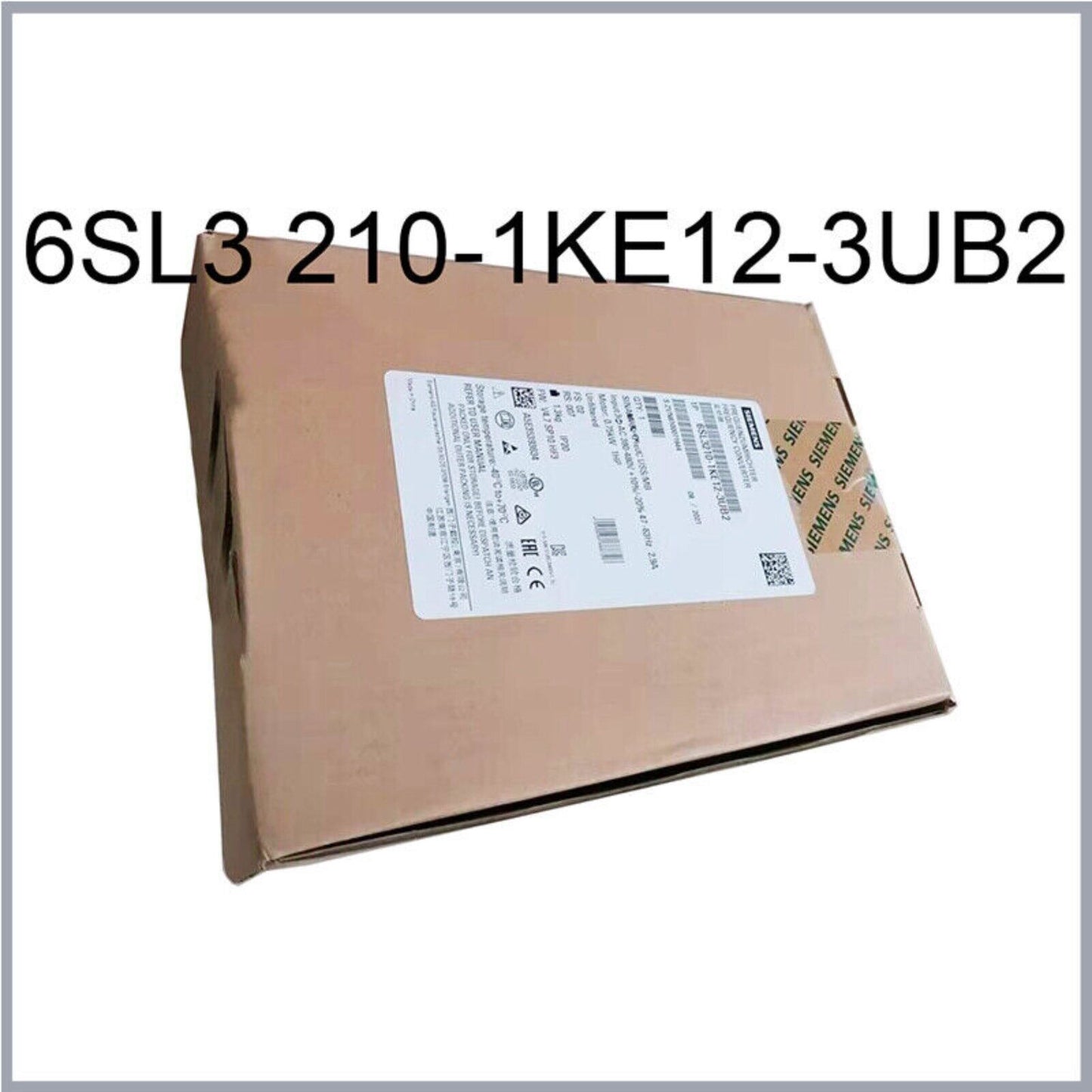 New Siemens 6SL3210-1KE12-3UB2 6SL32101KE123UB2 G120C RATED POWER 0,75KW