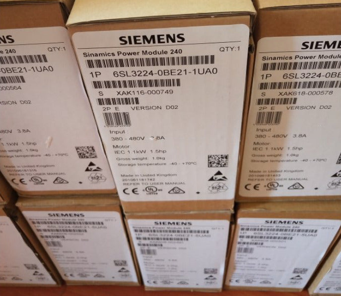 1PC Siemens 6SL3224-0BE21-1UA0 New In Box 6SL32240BE211UA0 Expedited Shipping DHL / UPS / FedEx