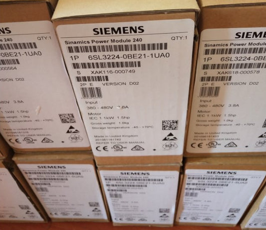 1PC Siemens 6SL3224-0BE21-1UA0 New In Box 6SL32240BE211UA0 Expedited Shipping DHL / UPS / FedEx