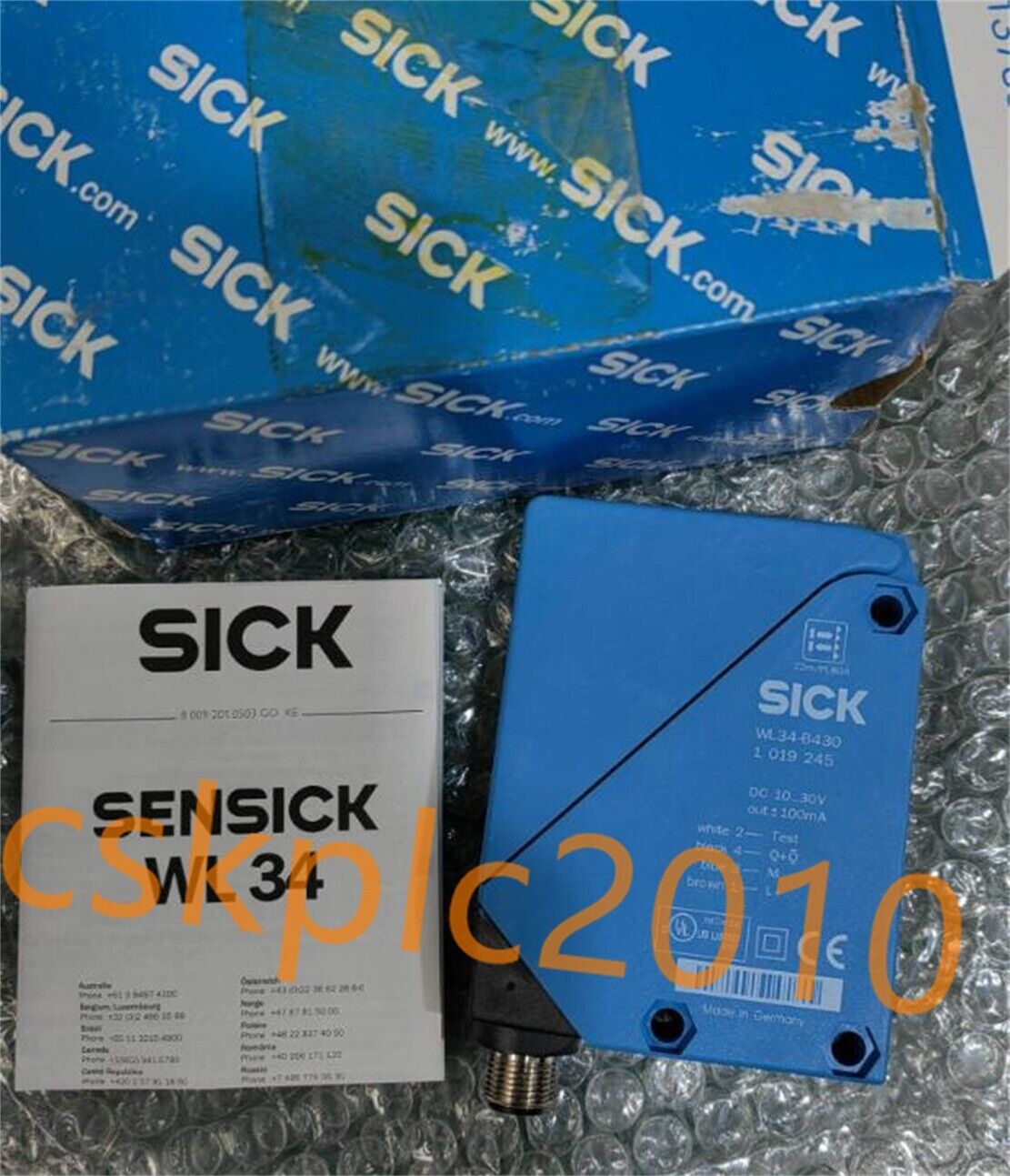 1 PCS NEW IN BOX SICK Photoelectric sensor WL34-B430 1019245