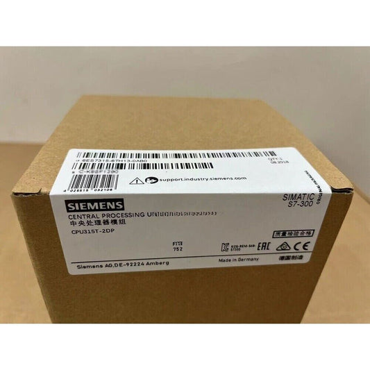NewSiemens SIMATIC S7-300 CPU 315T-2 DP 6ES7315-6TH13-0AB0 6ES7 315-6TH13-0AB0