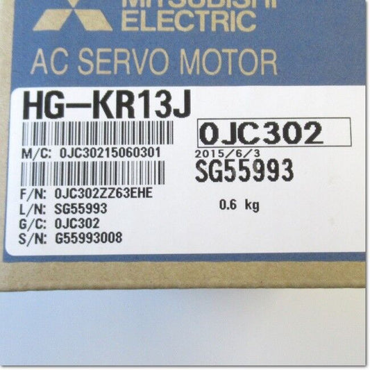 1PC NEW MITSUBISHI AC SERVO MOTOR HG-KR13J HGKR13J FREE EXPEDITED SHIPPING DHL / UPS / FedEX