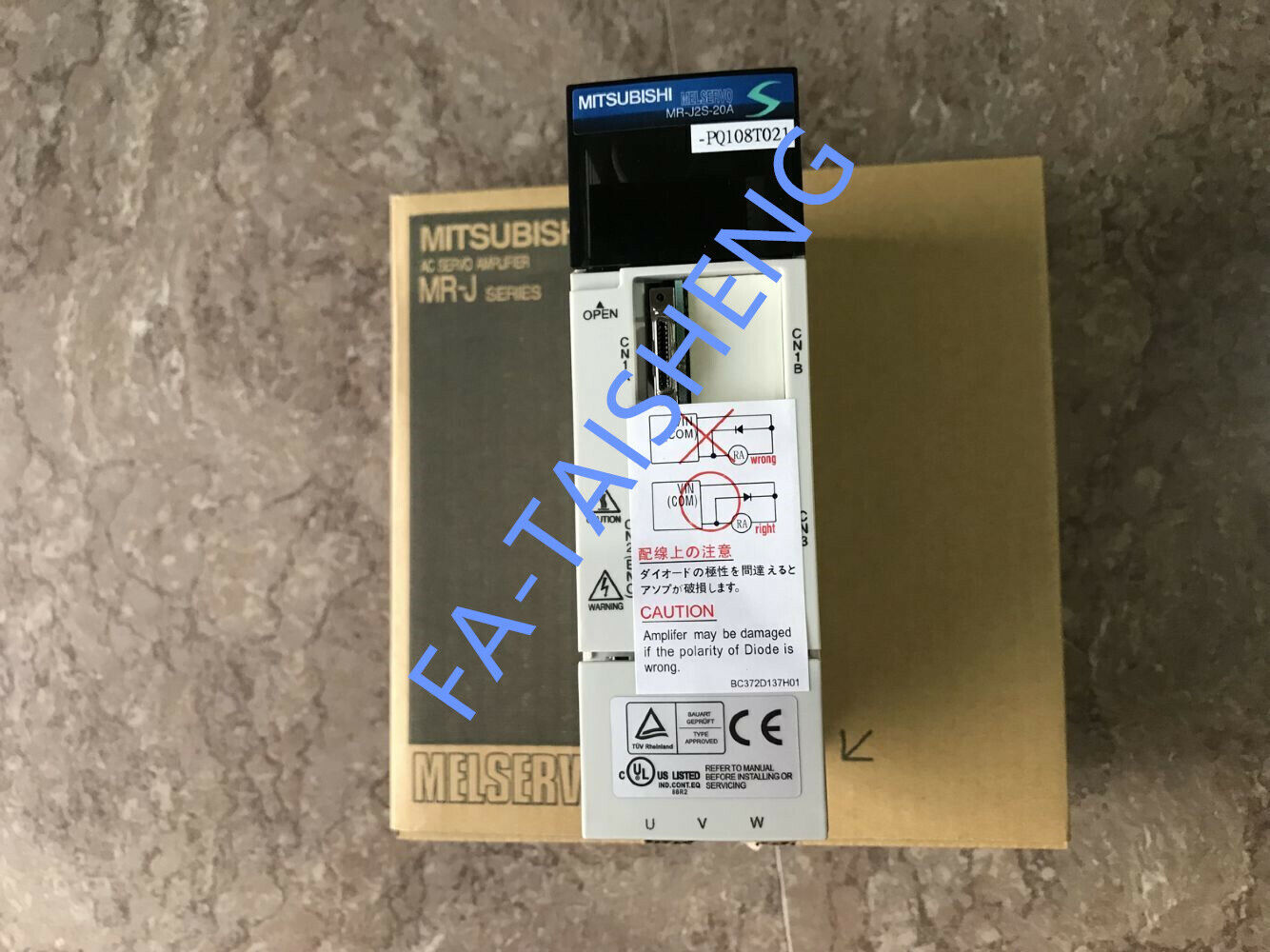 NEW MITSUBISHI AC SERVO DRIVER MR-J2S-20A-PQ108T021 FREE EXPEDITED SHIPPING DHL / UPS / FedEx