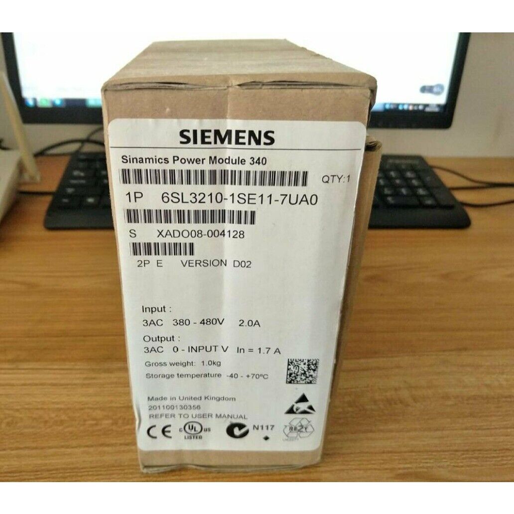 New Siemens 6SL3210-1SE11-7UA0 6SL32101SE117UA0 converter Power Module PM340