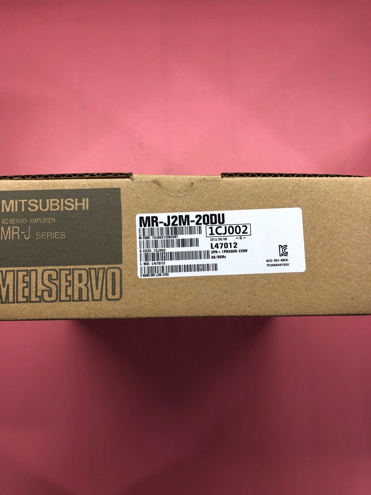 MITSUBISHI AC SERVO DRIVER MR-J2M-20DU MRJ2M20DU NEW FREE EXPEDITED SHIPPING DHL / UPS / FedEx
