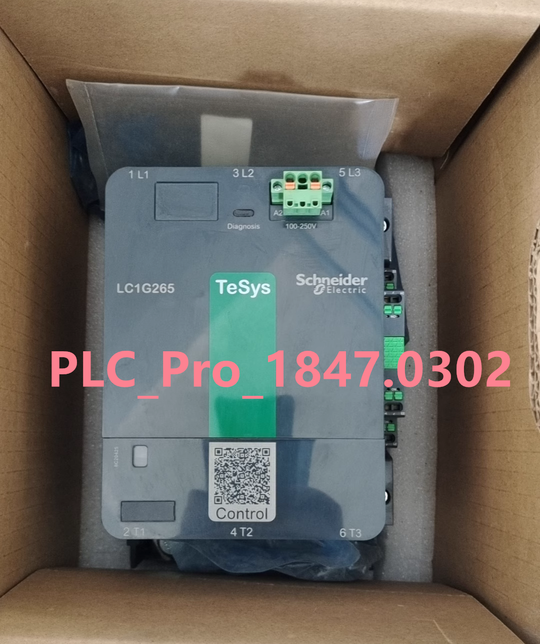 Brand New LC1G265KUEN Schneider LC1G265KUEN AC contactor TeSysG265 3P 100-250V