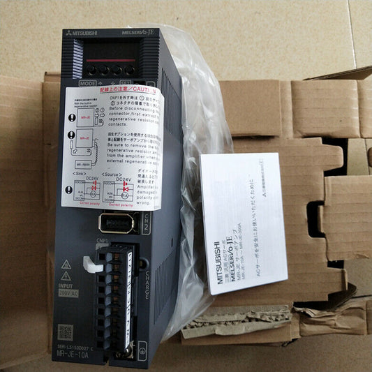 NEW MITSUBISHI AC SERVO DRIVER MR-JE-10A MRJE10A FREE EXPEDITED SHIPPING DHL / UPS / FedEx