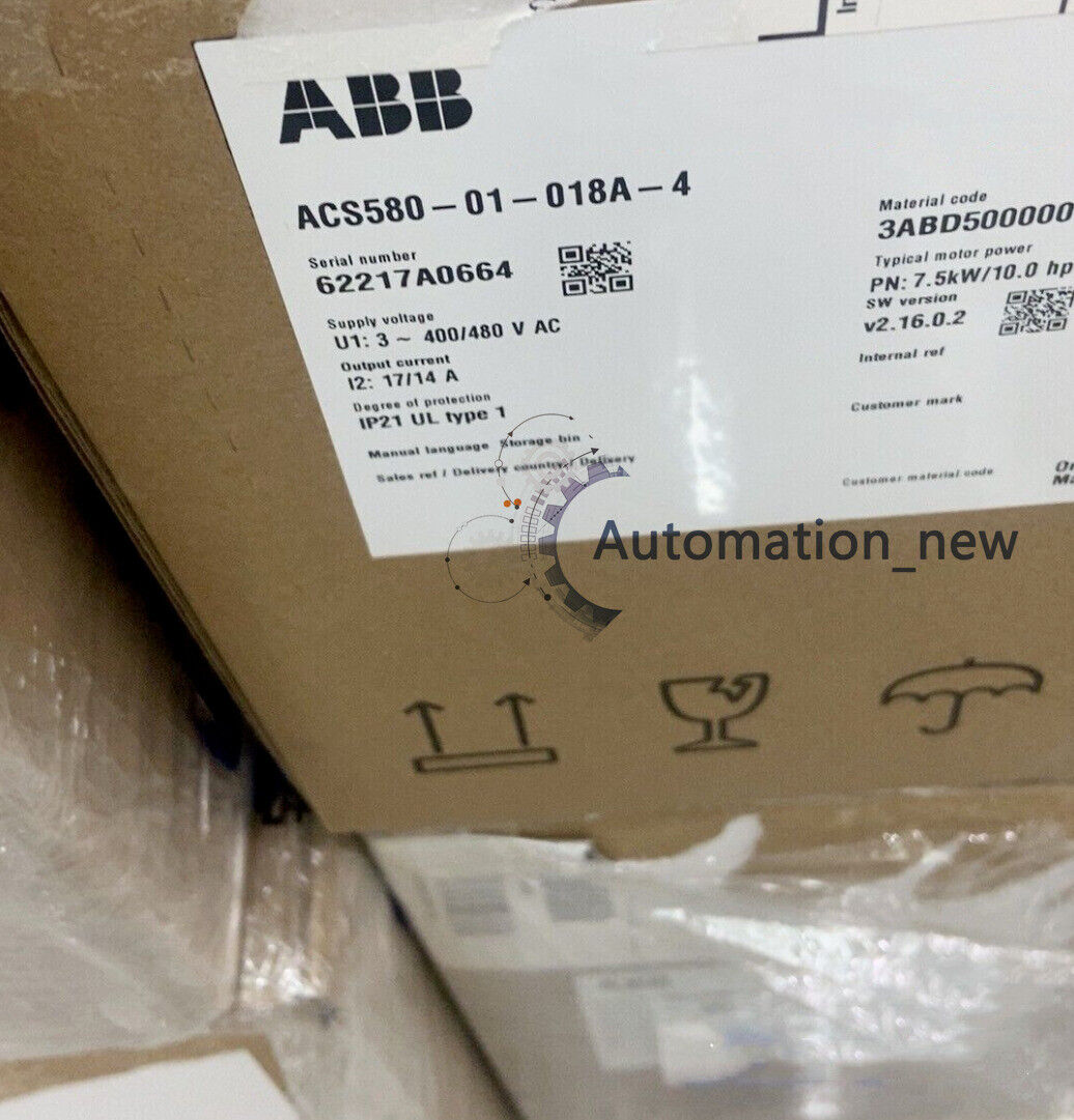 Brand New ABB ACS580-01-018A-4 inverter Fast FedEx or DHL