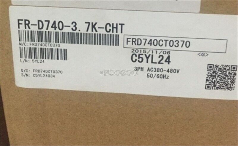 Mitsubishi Inverter FR-D740-3.7K-CHT Brand New xv UPS / DHL / FedEx