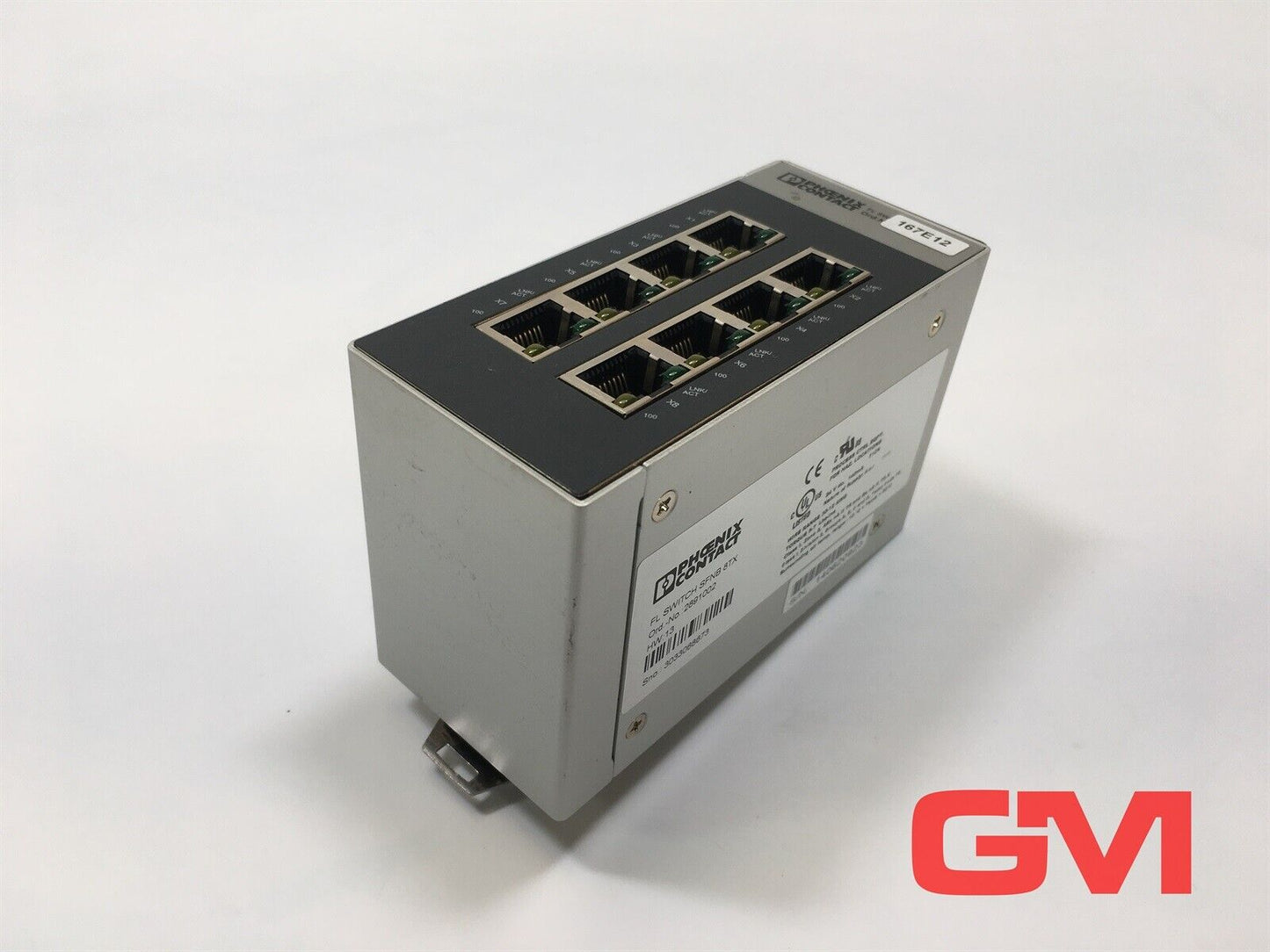 Phoenix Contact Industrial Ethernet Switch 2891002 Fl SWITCH SFNB 8TX Hw: 13 24V