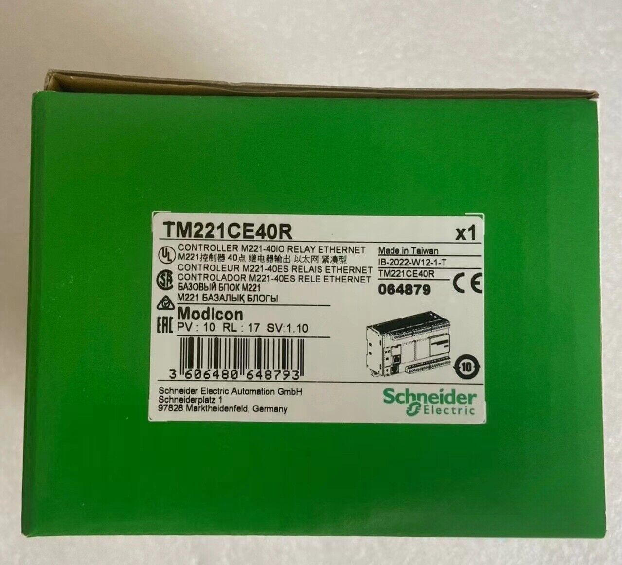 TM221CE40R 1PCS Brand New Schneider TM221CE40R Fast delivery