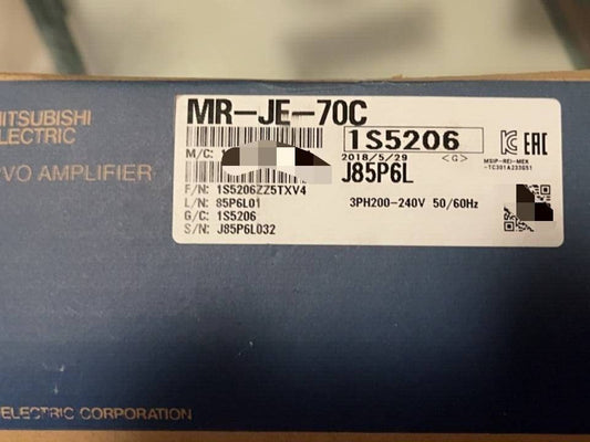 NEW MITSUBISHI MR-JE-70C AC SERVO DRIVER MRJE70C FREE EXPEDITED SHIPPING DHL / UPS / FedEx