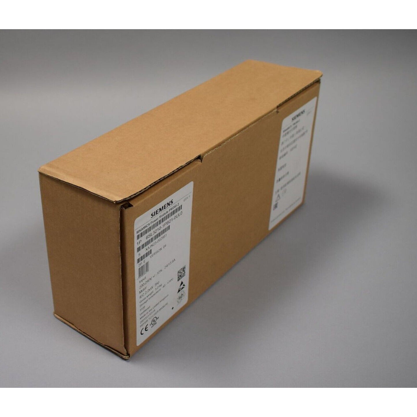 New Siemens 6SL3210-1PB21-0UL0 6SL3 210-1PB21-0UL0 SINAMICS PM240-2 Unfiltered