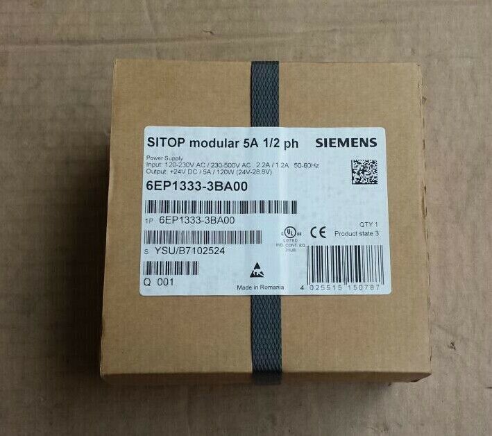SIEMENS POWER SUPPLY 6EP1333-3BA00 6EP13333BA00 NEW FREE EXPEDITED SHIPPING DHL / UPS / FedEx