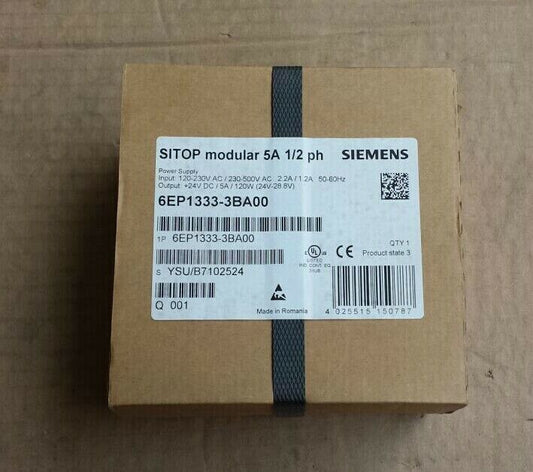SIEMENS POWER SUPPLY 6EP1333-3BA00 6EP13333BA00 NEW FREE EXPEDITED SHIPPING DHL / UPS / FedEx