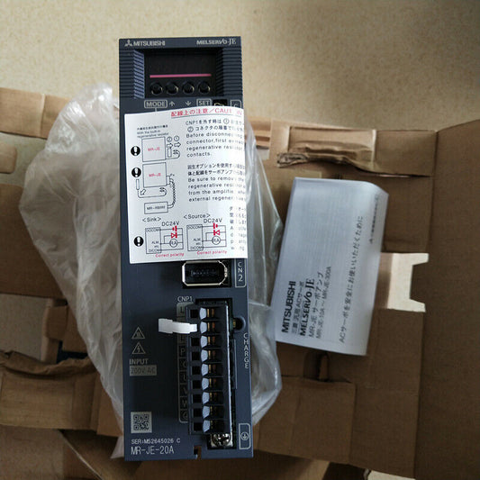 NEW MITSUBISHI AC SERVO DRIVER MR-JE-20A MRJE20A FREE EXPEDITED SHIPPING DHL / UPS / FedEX
